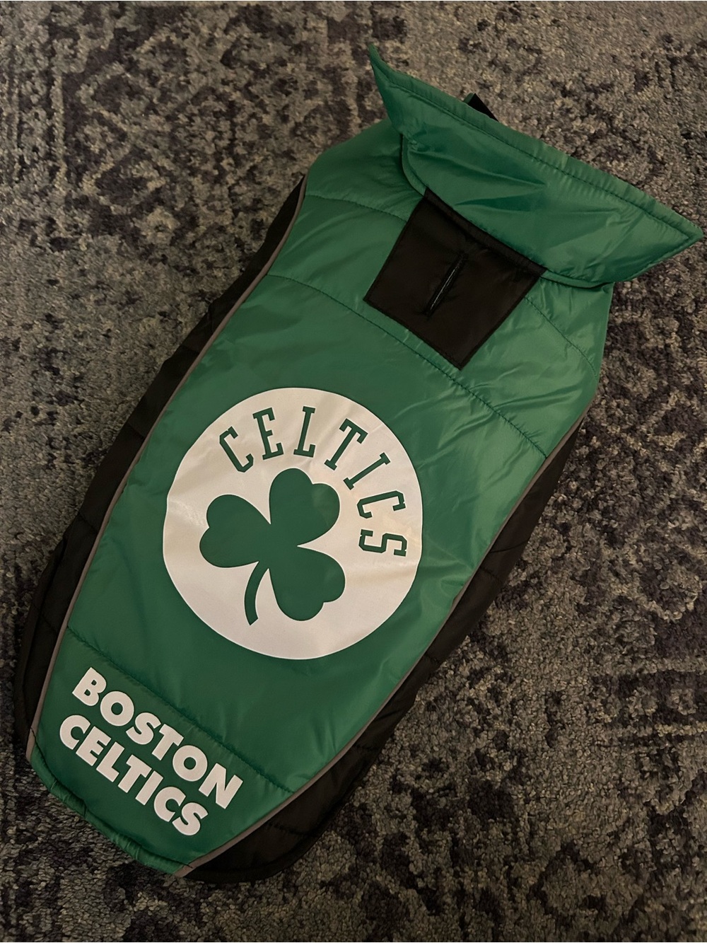 Dog  Green  Boston Celtics Puffer jacket